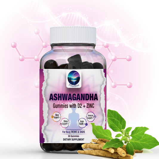 Ashwagandha Gummies with D2 + Zinc For Busy MOMS & DADS
